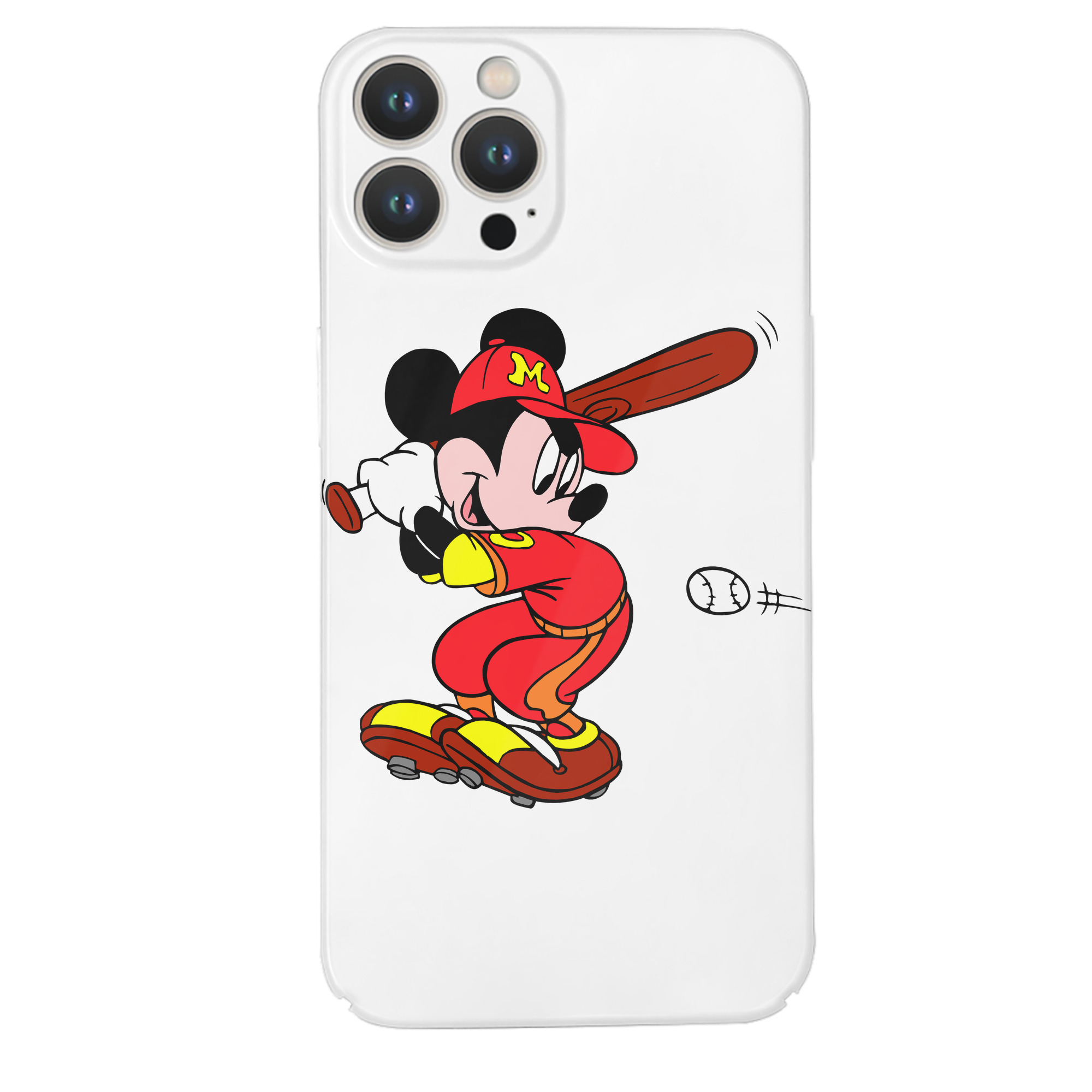 （画像用） ミッキーマウス Mickey Mouse 【iPhone 14シリーズ対応】ハードケース